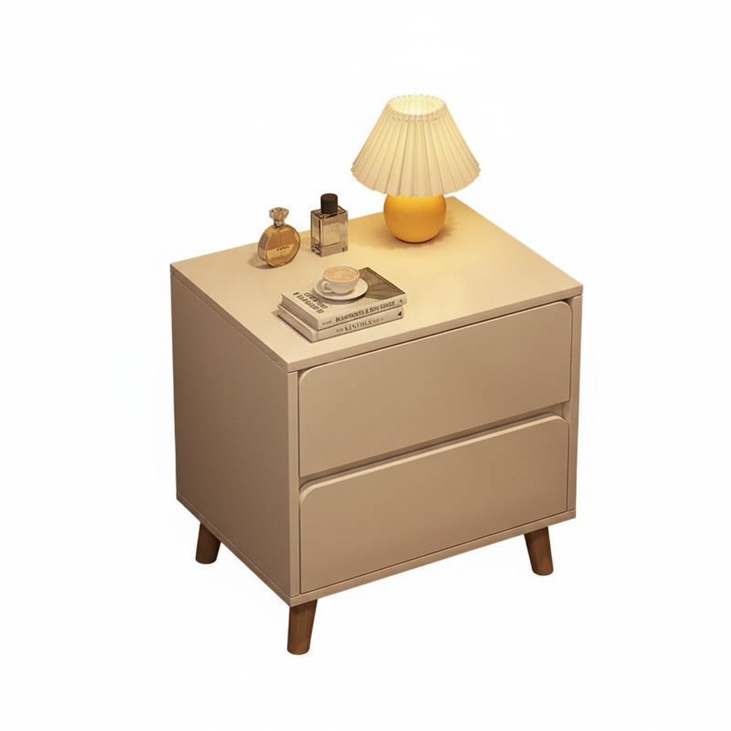 Mesa de cabezal de cama dormitorio doméstico nuevo nórdico cajón gabinete de cabecera de almacenamiento multicapa de gran capacidad de alquiler gabinete de habitación image 6