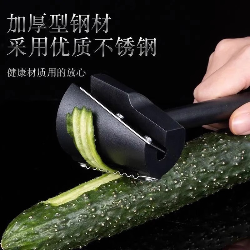 卸売り果物野菜巻き花ステンレス神器セットサラダ創意巻花器ニンジンキュウリ彫刻螺旋造|undefined