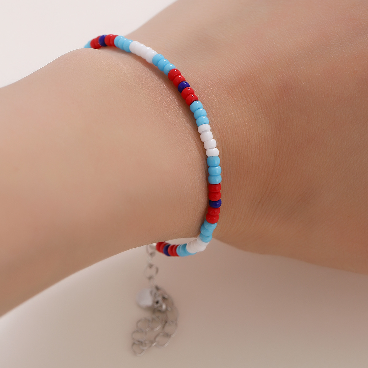 La ópera tailandesa interpreta mi amor con tu corazón bkpp mismo estilo colorido collar de cuentas de arroz de vidrio collar de pulsera con cuentas