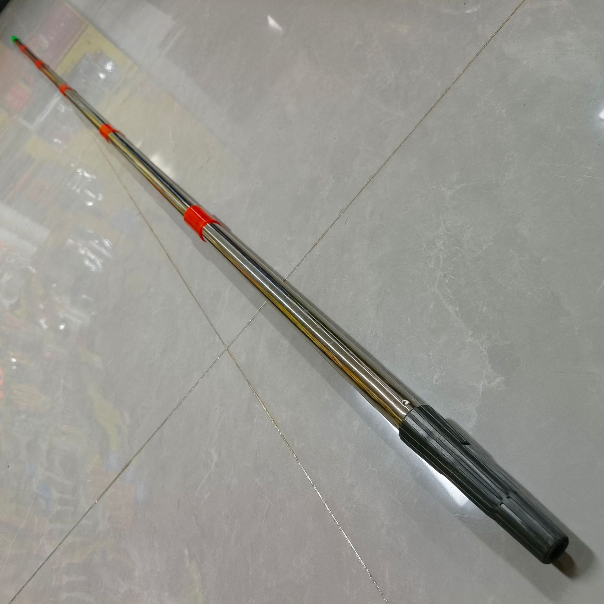 Rodillos de pintura de acero inoxidable varilla telescópica herramienta de pintura alargada varilla telescópica gruesa varilla de conexión alargada