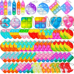 滅鼠先鋒鑰匙扣 迷你方形圓形鑰匙扣恐龍獨角獸愛心掛件 減壓玩具