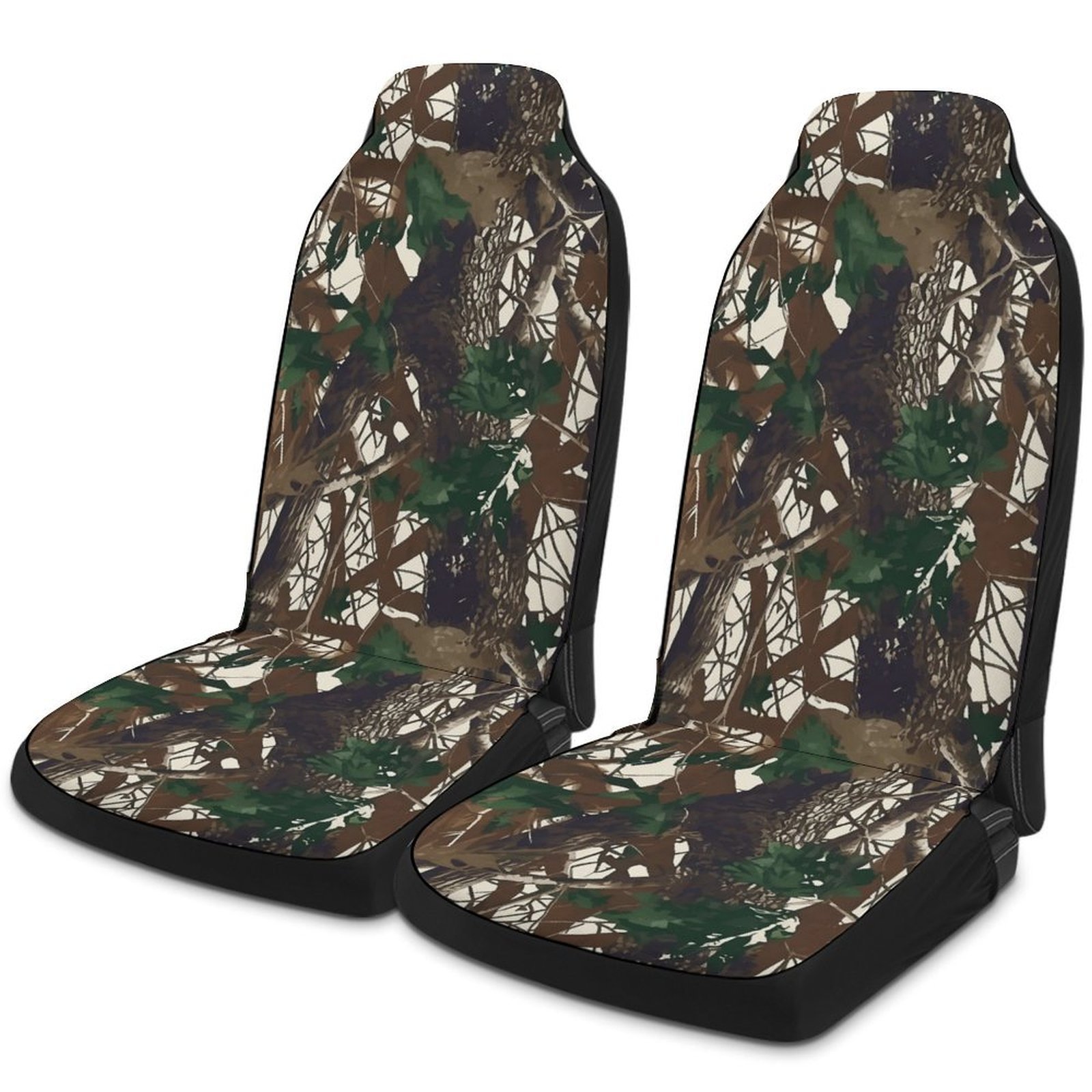 Universal car seat cover with camouflage print, suitable for all seasons, single driver's seat cover, car seat cushion cover