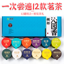 12款新茶叶试喝装铁观音金骏眉小种大红袍肉桂滇红茶茉莉花绿白茶