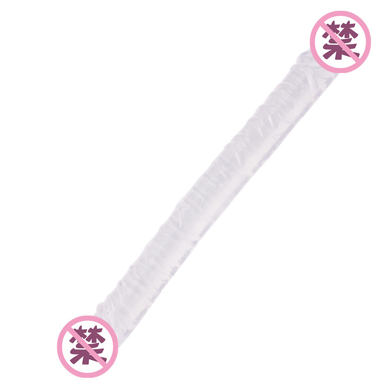 Double-Headed Dragon Dual-Ended Dildo, Flexible TPE, Colorful Finish — detail image 4