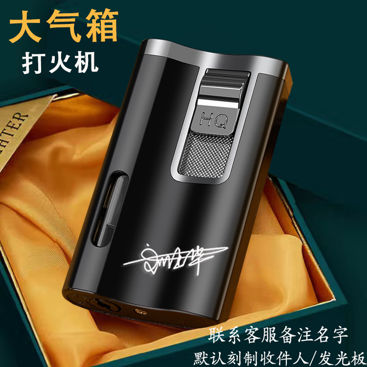 HQ708防風帯空気窓ライター個性レーザー彫刻広告軽薄直沖ライターメーカー卸売り|undefined