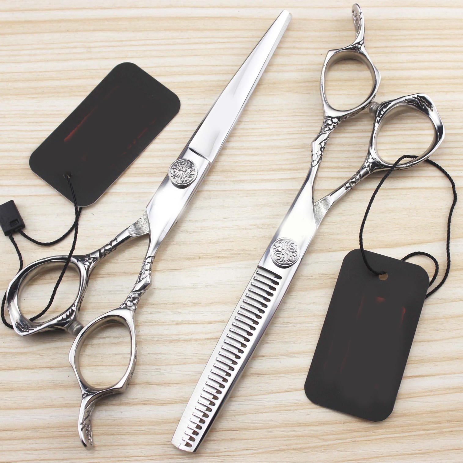 6.0寸huo小龙 美发柄剪刀 理发剪 平剪 刘海剪 牙剪 打薄