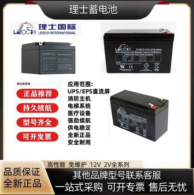 Leoch Battery DJM1265 Maintenance-Free UPS Lead-Acid 12V 65Ah