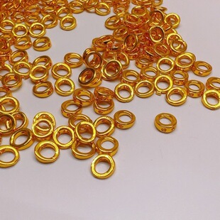 �~�14������]��Ȧ18K����ɫ�~Ȧƽ��Ȧ DIY���h����B�ӭh