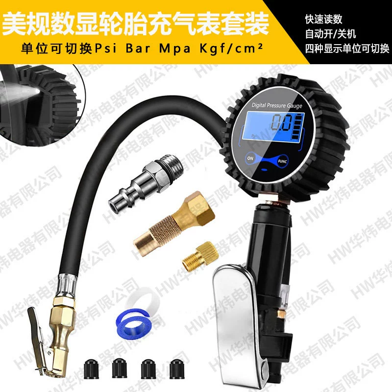 Цифровой прецизионный измеритель давления в шинах, пневматический пистолет для контроля надувания и спуска воздуха, цифровой давления в шинах, давления воздуха в шинах, надувания автомобиля, бесплатная доставка