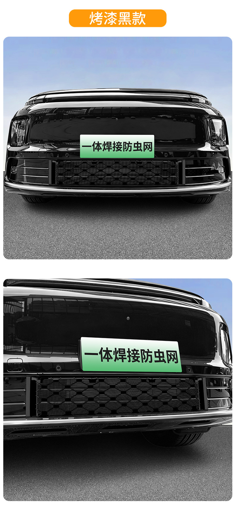 Suitable for Leapmotor D19 Pure Electric/Extended Range Version Integrated Welded Car Insect-Proof Net Front Grille Dedicated Modification Parts
