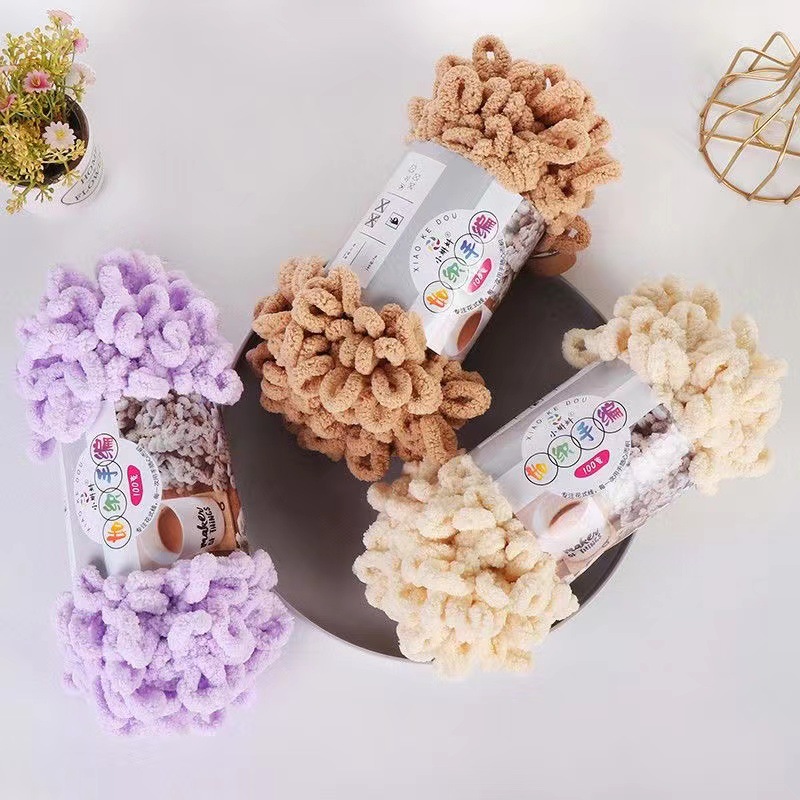 如织手编线diy入门手工无需工具零基础精致编织毛线抱枕围巾毯子