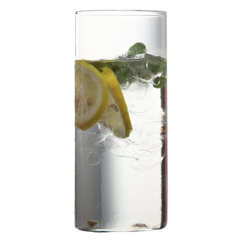 Vaso de Vidrio de Borosilicato Alto Resistente al Calor, Vaso Cilíndrico Recto para Hervir Agua a Alta Temperatura, Vaso Transparente para Comer