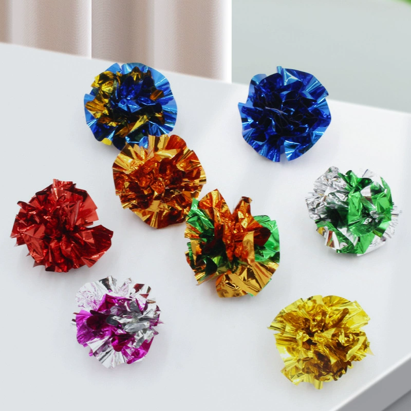 Cat Toy Factory Direct пластиковый звуковой бумажный звук игрушка для домашних животных самостоятельно снимает душный звук бумажный мяч игрушка для кошек