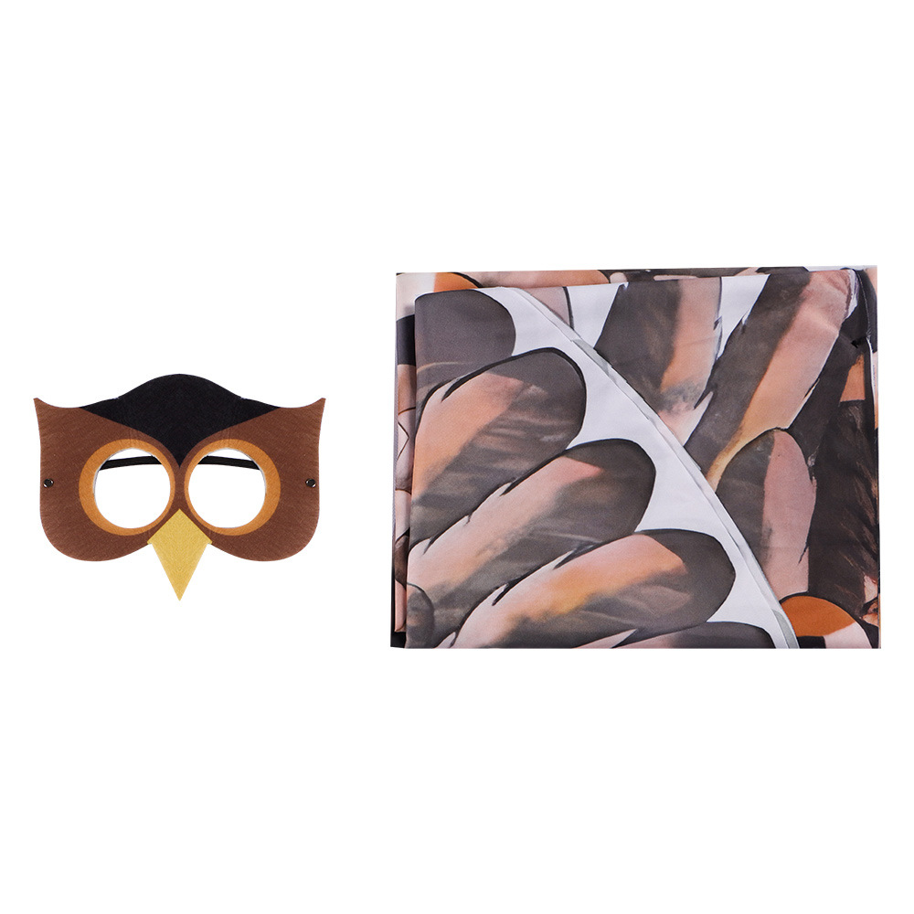 갈색 날개 + 마스크