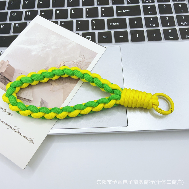 手工编织手机挂绳手腕防丢钥匙扣水杯包包钥匙挂件u盘绳挂饰腕带|undefined