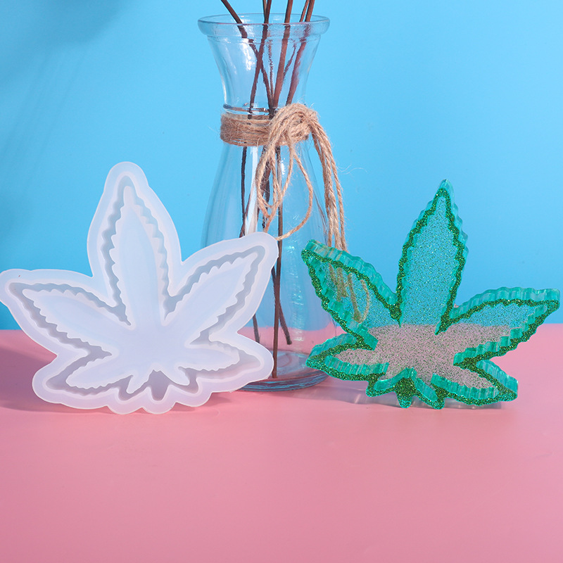 Yixing Products DIY Epoxy Mold Maple Leaf Ashtray Silicone Mold Mirror Amazon