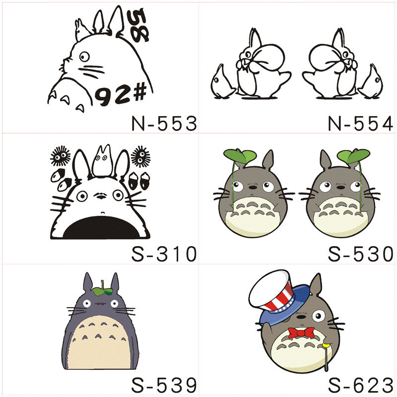 Cartoon Totoro Car Sticker Funny Cute Decorative Sticker Light Eyebrow Combination Car Sticker Car Decorative Sticker Cartoon Totoro Car Sticker Funny Cute Decorative Sticker Light Eyebrow Combination Car Sticker Car Decorative Sticker