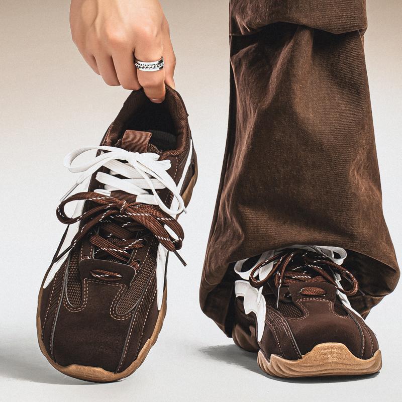Sports Casual Shoes for Students 2026 New Men's Shoes Spring German Training Shoes Sneakers Men's Double Lace-Up Trendy Shoes for Teenagers