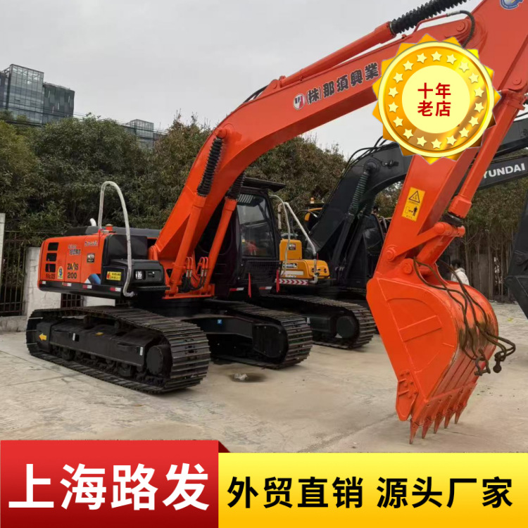 Hitachi ZX200 excavadora 20 tonnes de grúa comercio exterior directo garantía de calidad image 5