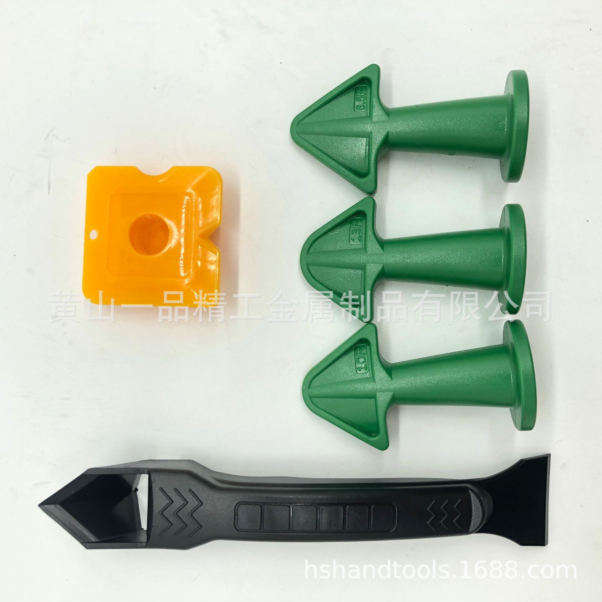 外贸橡胶密封胶喷嘴加刮板套装抹泥刀喷嘴加硅胶填缝工具填缝喷嘴