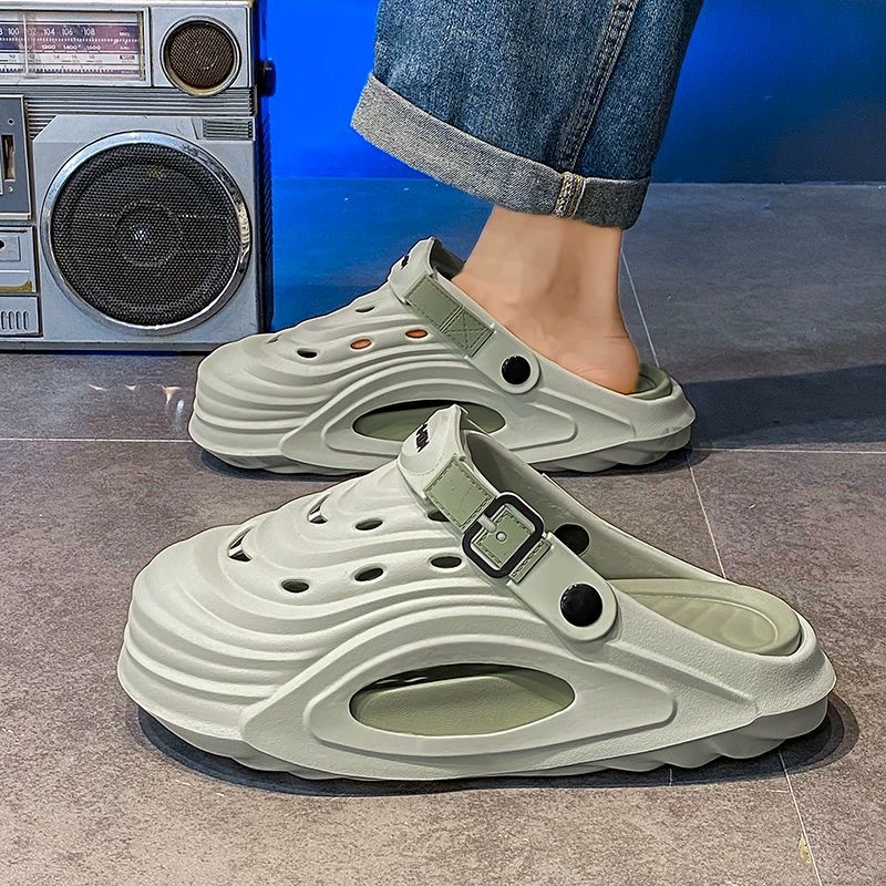 Мужские уличные сабо, мужские шлепанцы, мужская пляжная обувь, мужские домашние тапочки, мужские сандалии, сандалии, женские тапочки, мужские