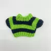 Double black stripes on green background