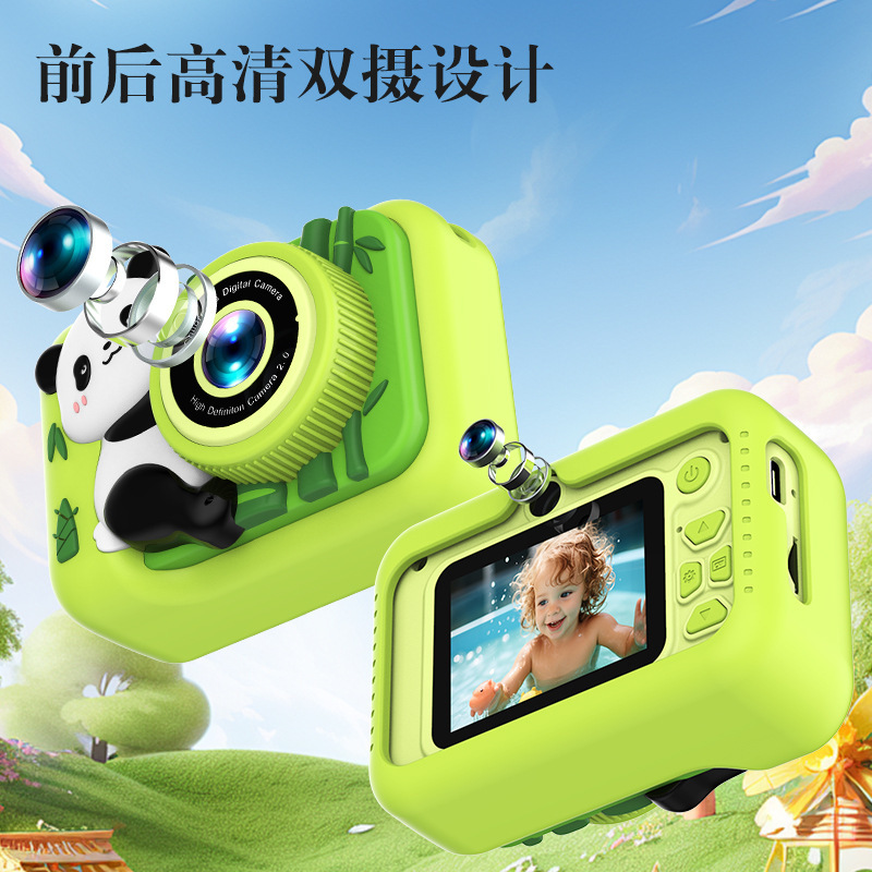 Nuevas impresoras transfronterizas para niños adorables mini cámaras digitales HD doble fotoimpresoras de filtro de video image 3