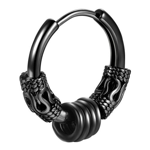 925 silver earrings for men niche personality men's earrings trendy ins simple European and American hip-hop rings trendy men's earrings earrings