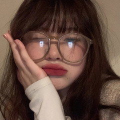 Korean-style tea-colored glasses for women, Korean version trendy round frame, natural beauty magic, retro flat glasses for women, large frame, Japanese-style glasses frame for women