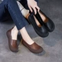 浅口新款手工头层女鞋