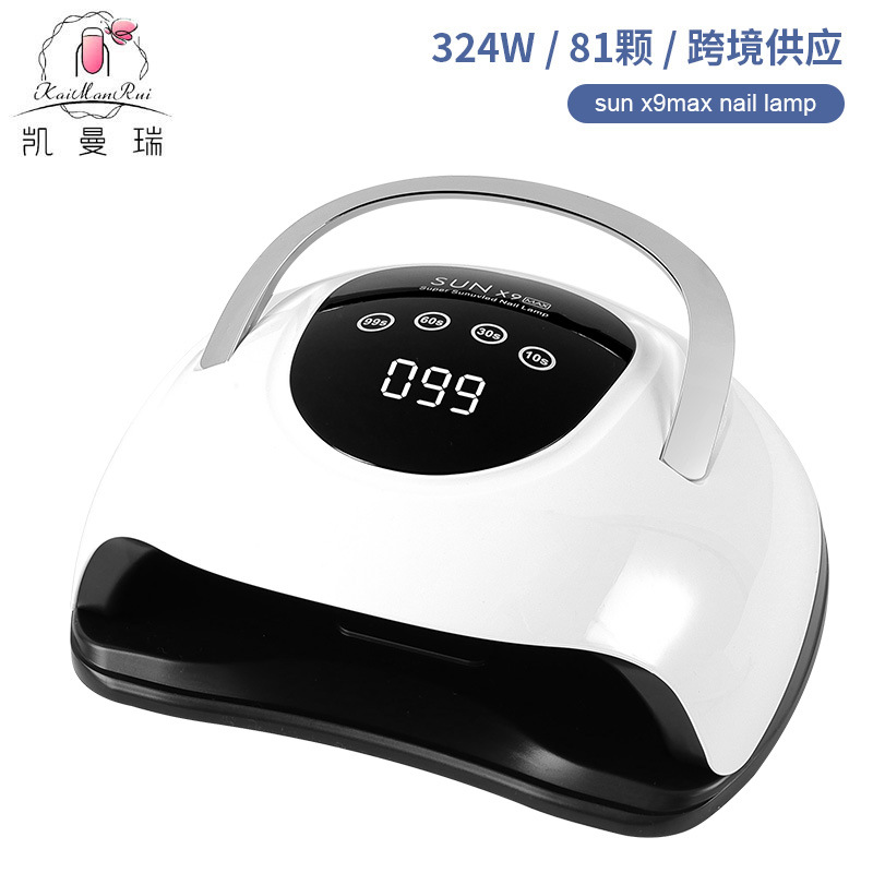 Lámpara de uñas 81 lámpara de perlas de doble fuente de luz de uñas Lámpara de asado de uñas transfronteriza Lámpara de uñas Lámpara de gel de uñas Lámpara de fototerapia de secado rápido