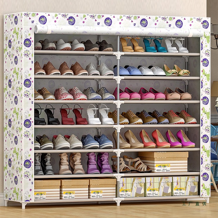Simple Shoe Cabinet for Home Dust-Proof Multi-Layer Storage Artifact Indoor Good-Looking Economical Shoe Rack with Large Capacity at the Door