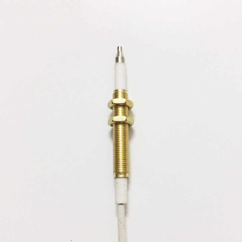 Universal Ignition Needle Gas Stove Sensing Needle Thermocouple Copper Sleeve Ceramic Ignition Rod Sensing Probe Wholesale