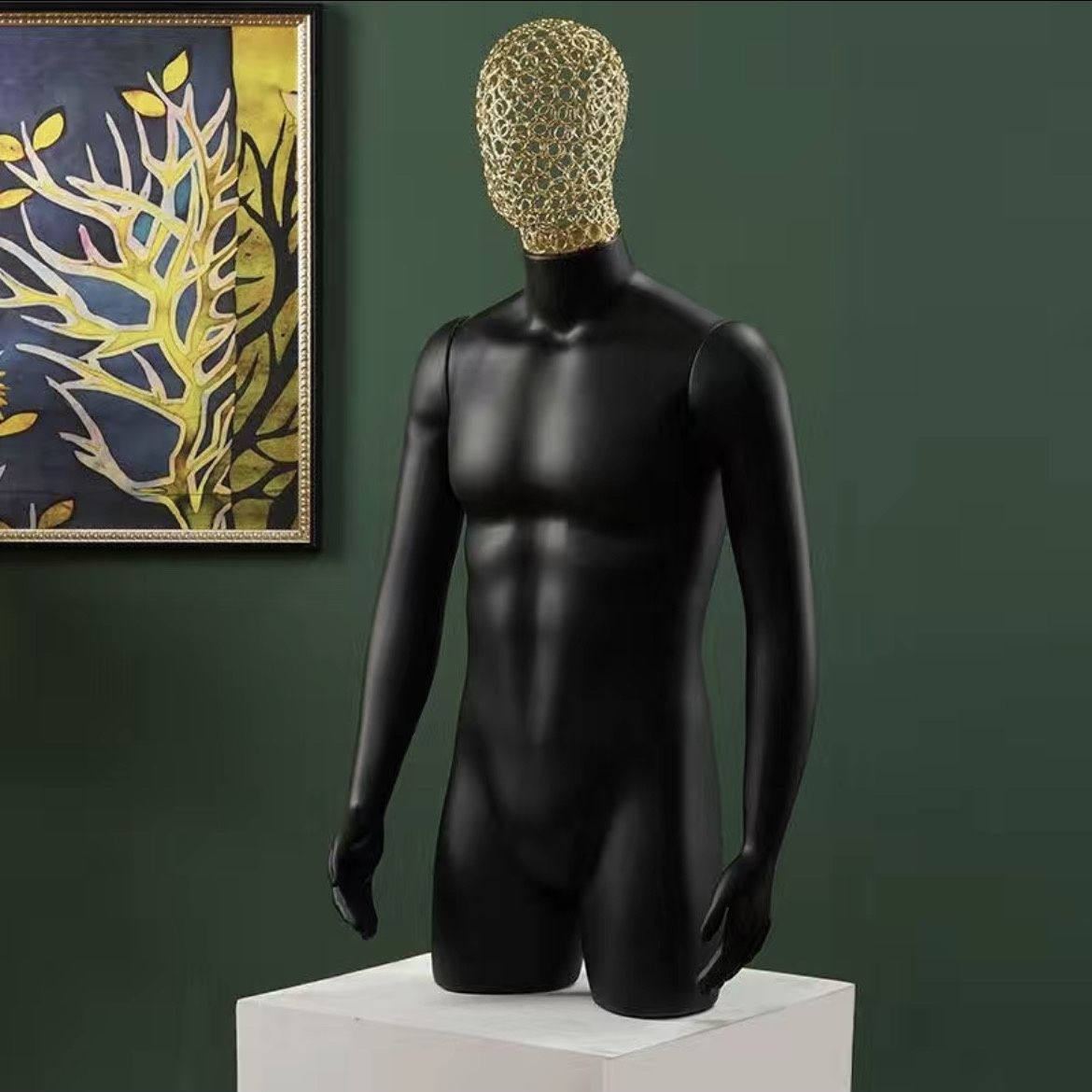 Modelo humano de busto modelo de ropa de cuerpo humano maniquí de busto simulación de ropa de cuerpo humano modelo de televisión masculino props image 14