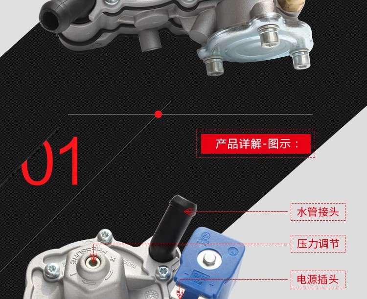 Lpg/Cng Car Oil to Gas Liquefied Gas Vaporizer Gas Car Accessories At09 Alaskav.16