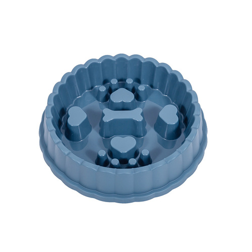 Dog bowl anti-choking slow food bowl small, medium and large dog feeding basin cat food basin dog food anti-knock over pet supplies