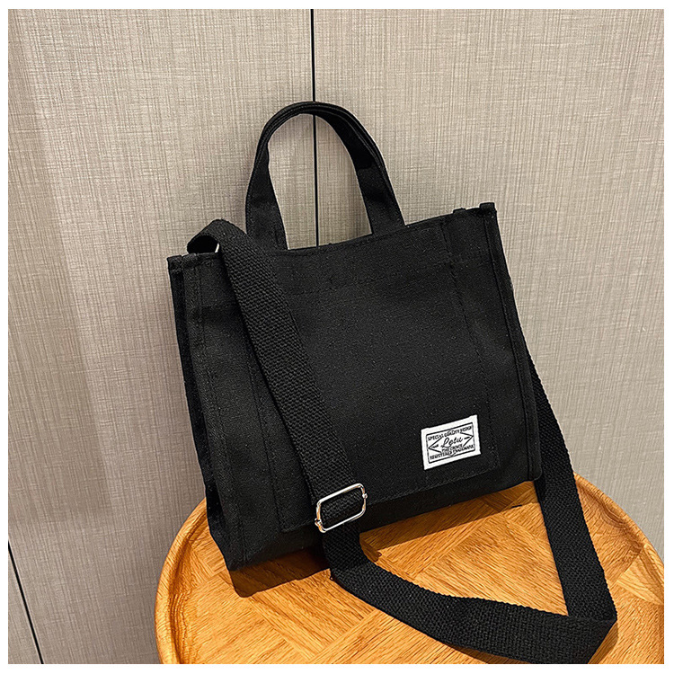 257g Weight Polyester Lining Material Sewing Thread Fashion Element Zipper Closure Type Single Shoulder Strap, Top Handle Strap Type Square Bag Bags Type Casual Occasion Canvas Material Solid Color Pattern All Seasons Season Women's Gender Streetwear Style Square Shape Women's Canvas Solid Color Streetwear Sewing Thread Square Zipper Square Bag 37
