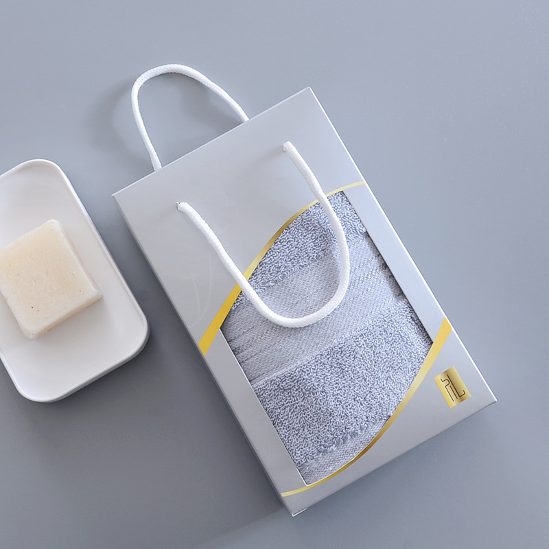 실버 선물 단일 상자 + 밝은 실크 그레이