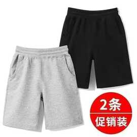 夏装休闲短裤男童潮牌ins宽松休闲潮流外穿中裤百搭韩版五分裤