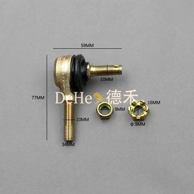 Four-Wheel Atv Go-Kart Ball Joint Steering Rod Ball Joint Front Suspension M10M12 Positive and Negative Thread Tapered Ball Joint (Sükan sisteminin digər hissələri) - 10x10-orthodontic-one