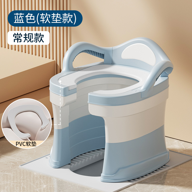 Silla Inodoro Portátil para Baño de PP Antideslizante para Ancianos y Embarazadas image 19