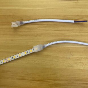 Glue-Filled Led Light Strip Cob Light Strip Special Welding-Free Connector Waterproof Sealed Silicone Power Supply Soft Light Waterproof Connector
