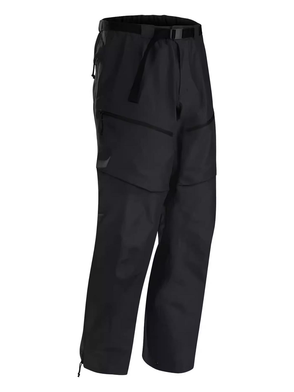 Travel waterproof climbing trousers with zipper