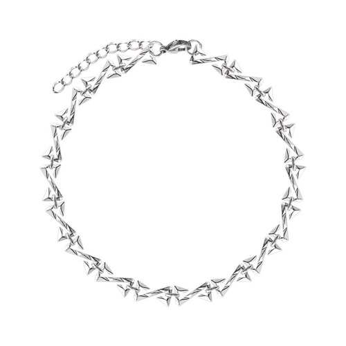 Necklace for men  new style Z letter thorns trendy high-end European and American cross-border versatile neutral style accessories