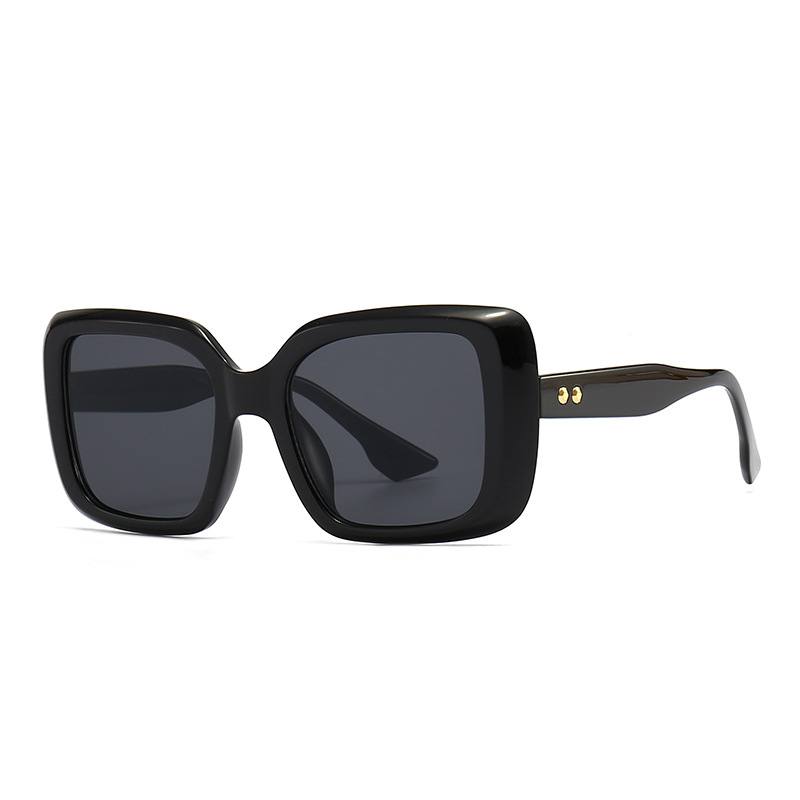 Cross border foreign trade new modern retro square frame sunglasses INS style street style big name sunglasses 9147_voghion.com