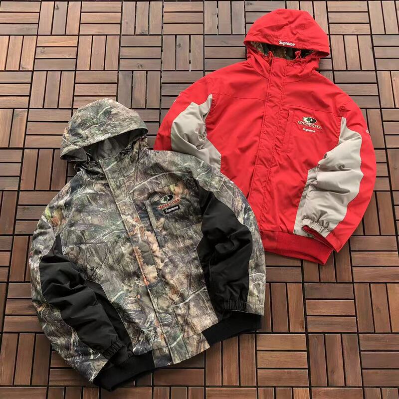Supreme SS26 Zipper Waterproof Breathable Elastic Drawstring Embroidered Logo Jacket Coat Unisex