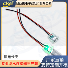 TYPE-C 2p透明直圧注入テープランプ防水母座