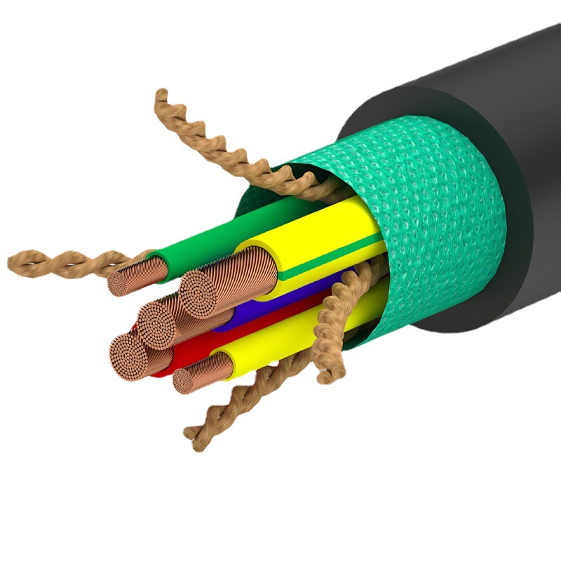 定制YZ橡胶线护套线2芯代工耐油橡胶电缆线五芯赊50平方三相电缆