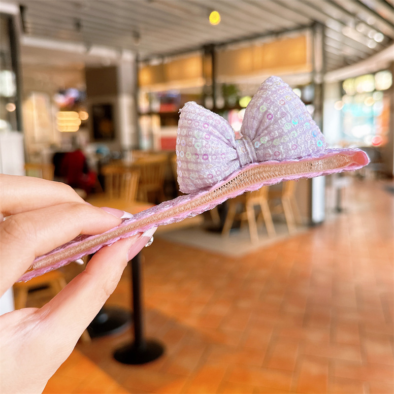 Diadema de velcro para niños niña pegatinas mágicas palo de pelo de niña banda de pelo de bebé flechazos pegatinas artefacto de pelo roto hembra