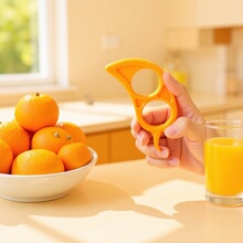 开橙器加厚剥橙子神器指环小老鼠厨房石榴果削皮橘子脐橙
